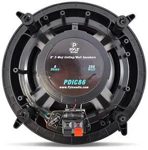 forCeiling Speakers Stereo Home Theater Speakers in Wall Speakers Flush Mount 8Inch White 250 Watt 2Way Pair PDIC86