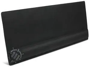 for Large Gaming Mouse Pad with Wrist Support Memory Foam Wrist Rest XXL Extended Mousepad 315 x 1378 in with AntiFray Stitched Edges Smooth Fabric Mat Ergonomic Mousepad Black