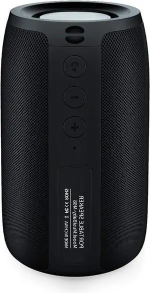 FOR-M68 Portable Bluetooth Speakers  Wireless, Waterproof, Dual Pairing, Deep Bass  (Black)