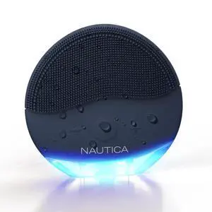 Nautica Skin Care Sonic Facial Cleansing Brush ? Waterproof, Silicone, Rechargeable Vibrating Face Scrubber for Men & Women ? PC110 Nautica Skin Care Sonic Facial Cleansing Brush ? Waterproof, Silicone, Rechargeable Vibrating Face Scrubber for Men & Women ? PC110