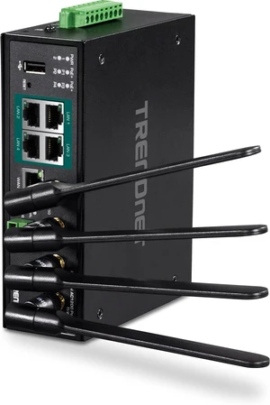 TRENDnet Industrial AC1200 Wireless Gigabit PoE+ Router, TI-WP100 TRENDnet Industrial AC1200 Wireless Gigabit PoE+ Router, TI-WP100