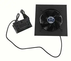 Single 120mm USB Fan with Bracket and Preset Thermostat