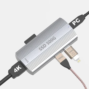 M.2 500GB SSD Drive, with 5 in 1 USB C Hub Adapter with 500G SSD Inside, with 4K HDMI Display, 2 x10Gbps USB-C 3.1 Ports, 1 x SD Card Port, Up to 1000mb/s M.2 500GB SSD Drive, with 5 in 1 USB C Hub Adapter with 500G SSD Inside, with 4K HDMI Display, 2 x10Gbps USB-C 3.1 Ports, 1 x SD Card Port, Up to 1000mb/s