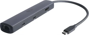 Tripp Lite USB C Hub 6-in-1 Multiport Adapter, 8K HDMI, USB C Port 100W PD Charging + 10 Gbps Data, 1 Gbps Ethernet, 2 USB 3.2 Ports, Plug-and-Play for Mac & Windows, 1-Year Warranty (U442-DOCK40-6) Tripp Lite USB C Hub 6-in-1 Multiport Adapter, 8K HDMI, USB C Port 100W PD Charging + 10 Gbps Data, 1 Gbps Ethernet, 2 USB 3.2 Ports, Plug-and-Play for Mac & Windows, 1-Year Warranty (U442-DOCK40-6)