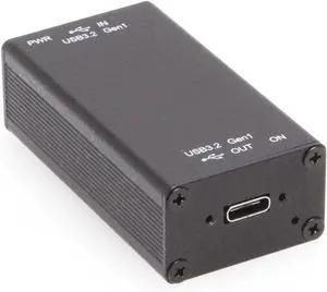 Coolgear Single Port Managed USB-C to C 3.2 Gen 1 Adapter w/ESD Surge Protection and Software On/Off Control