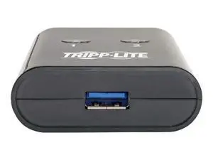 Tripp Lite U359-002 2-Port USB 3.0 Sharing Switch, SuperSpeed 5Gbps, USB Powered, Share 1 USB Device Between 2 Computers, Plug & Play, Cloud Care Pre-Configured Bundle Eligible (1 Pack)