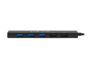 Tripp Lite Eaton Series U460-006-5A1C USB-C Hub 6-Port 10Gbps, 3X USB-A 3.2 Gen2, 2X USB-A 2.0, 1x USB-C 1.5A, Aluminum, Bus-Powered, Black (1 Pack) Tripp Lite Eaton Series U460-006-5A1C USB-C Hub 6-Port 10Gbps, 3X USB-A 3.2 Gen2, 2X USB-A 2.0, 1x USB-C 1.5A, Aluminum, Bus-Powered, Black (1 Pack)