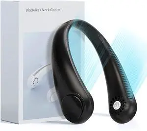Infinizy Portable Rechargeable Neck Fan | Better Then Table or Hand Fans | USB Charging Battery Fan | Smart Mini Hand Free 3 High Speed Fan Noise Hanging Neck Fans(Assorted Color)