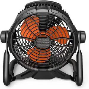 USB Desktop Fan Portable Fan with Table Lamp Stepless Speed Quiet Desk Fan for Office Table Bedroom Kitchen