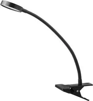Clip on LED Light - USB Reading Light, Eye Protection Bed Night Desk Lamp, 360° Flexible Gooseneck Clamp Ring Light for Laptop Video Conference (Color : A)