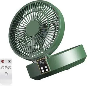 Remote Control USB Desktop Air Coolers With Timer Function Foldable 4000mAh Battery 120° Auto Rotation 3 Speed Fan Portable Rechargeable Desk Fan
