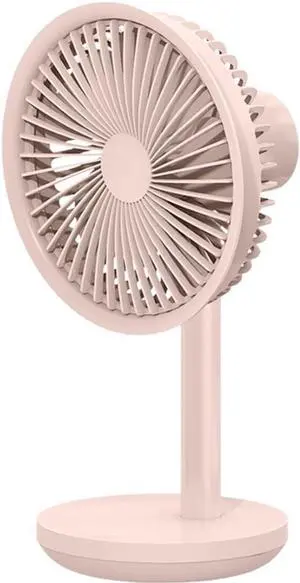 USB Fans Small USB Desktop Fan, Silent Fan, Suitable for Office Home Desktop, Home Shaking Head Big Wind Fan (Color : Pink, Size : 134 * 180 * 310.5mm)