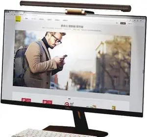 Screen Light Bar Computer Monitor Lamp - No Glare Eye Care Led Clip on Lamp Smart Auto-dimming USB Powered, Protect Your Eyes