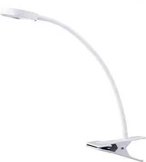 GeRRiT Clip on LED Light - USB Reading Light, Eye Protection Bed Night Desk Lamp, 360° Flexible Gooseneck Clamp Ring Light for Laptop Video Conference (Color : B)