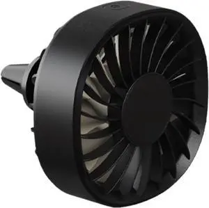 Car Mini Cool Small Fan USB Outlet Compatible With Summer(Black)