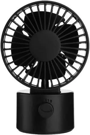 USB Desk Fan,Personal Desktop Table Fan, Quiet Portable Mini Fan for Home Office Bedroom (Color : Black)