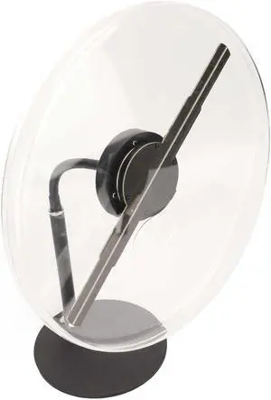 Holographic Advertising Display Fan 3D Fan Holographic Fan Display Air Fan Video Projector 256 Tabletop 176 LED Beads Led Fan 3D Hologram Projector for Shopping Mall Store Shop Bar (US Plug)