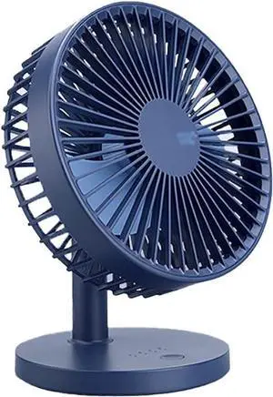 USB Desk Fan Battery Operated Fan 3 Speed Multi-Purpose with Sturdy Clamp for Stylish Kids Girls Women Men Mini Fan (Color : White) (Blue)