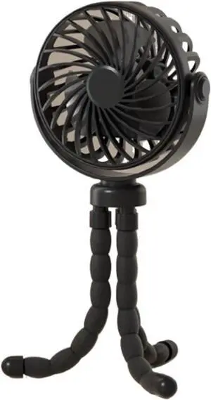 AJMIPO Floor Fan Tripod Handheld Fan High Power Outdoor Camping USB Charging Fan (B,A)
