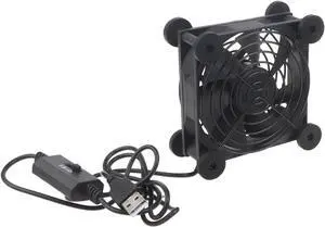 5V USB Powered Fan Cooling for Router Modem Box Router Cooling Case Fan for Cooling Various Electronics Device(9025)