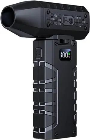 Fit For Turbo Jet Fan Portable Handheld Violent Fan USB Rechargeable 1-100 Speed Brushless Turbo Jet Blower Outdoor Hand Fan