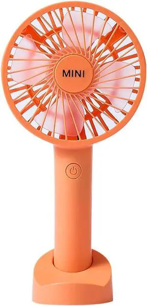 USB Mini Fold Fan Rechargeable Electric Portable Hold Small Air Cooler Charging Household Electrical Appliances Desktop fan (Color : Green, Size : 1200mA)