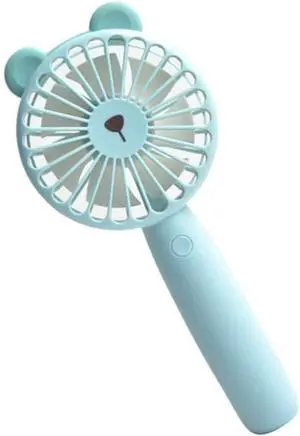Hand Held Fans 1pc Handheld Shape for Rechargeable Portable Compact Design Girls Size USB Fan Mini Usb Fans fan (Color : Beige, Size : 22.5X8.6CM)