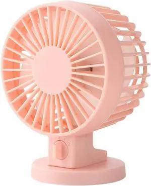 USB Portable Spray Fan Mini Student Rechargeable Dormitory Bed Quiet Angle Adjustable 2 Speed Office Desktop Fan (Color : Blue Size : Plug in) (Plug in)