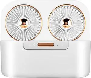 Summer Cool Double-Blade Fan USB Desktop Air Conditioning Fan Office Portable Water-Cooled Mute Fan 1