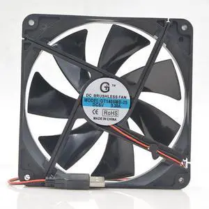SMPWYFN GT1405MB-25 14cm 5V USB Cooling Fan for Routers - Quiet 20DBA, 84.5CFM Airflow, 0.30A, 2100 RPM, 2-Wire Interface Shrandi