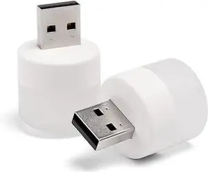 Small Black Table lamp USB Plug Lamp Computer Mobile Power Charging USB Small Book Lamps LED Eye Protection Reading Light Small Round Light Night Light