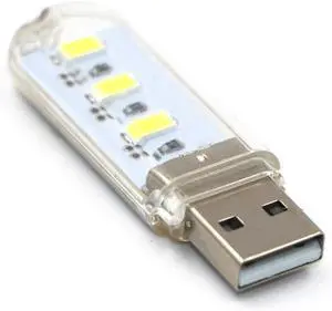 Small Black Table lamp Mini Portable USB LED Book Light Ultra Bright Reading Book Lamp Lights for Power Bank PC Laptop Notebook