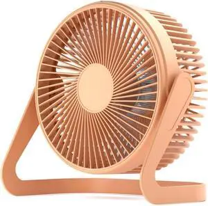 WOLWES Mute Usb Electric Fan Circulation Fan Desktop Office Mini Small Desktop Plug-in Mute Summer (Color : 03, Size : 8inch)