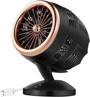 Mini USB Desktop Fan Personal Portable Cooling Fan with 360 Rotation Adjustable Angle for Office Household Traveling
