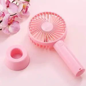 Mini Fan Pluggable Power Rechargeable Office Mute USB Charging Desktop Dormitory Mute Handheld Portable Mini Fans Battery Operated[1200mAh] (Color : Size : 2400mAh) (1200mAh)