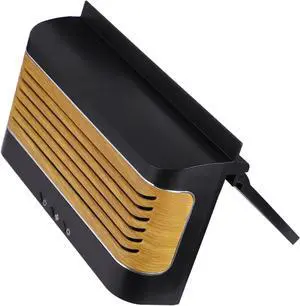 Gatuida 1pc Solar Car Exhaust Fan Usb Charging Cooling Ventilation Fan for Vehicles Compact Design for Airflow Low Noise Black Color