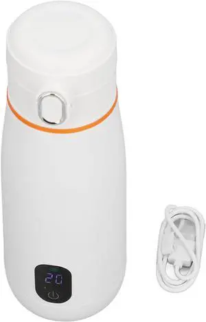 Portable Water Warmer USB Charging Cordless Heating Thermostatic Warmer Intelligent Temperature Control for Car Travel Outdoors
