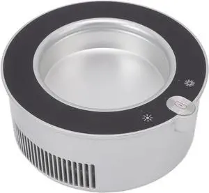 Smart Mug Warmer, USB Cable 12V 3A Adapter US 100?240V Dual Use Coaster Thermostatic Pad, Cooler Warmer Refrigeration Pad