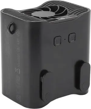 Waist Clip Fan, USB Rechargeable Mini Personal Fan, 3 Levels Adjustable Body Fan with Emergency LED Light, PortableWaist Belt Fan for Clothes, Shirt, Camping, Travel, Work