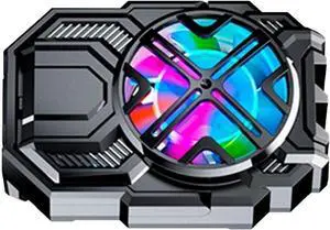 Heatsink Cellphone Radiator with Fan - Rechargeable Cell Phone Radiator | Mute Smartphone Heat Sink Stand for Playing Games, Watching Videos, Live Streaming [Video Game] [Video Game]