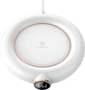 1pc Coaster Mug Warmer for Desk USB Mug Electric Beverage Cup Warmer Plate Coffe Warmer Home Cup Warmer Candle Wax Warmer self Warming Mug Plastic White hot Plate Office Coffee/71