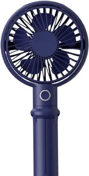 Small Mini Fan,Handheld & Desk Fan,Portable Cooling Fan with Hidden Base,USB Folding Small Fan for Home,Office,School,Outdoor Strong Airflow (Color : Blue, Size : 3350mAh)