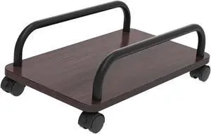 Computer Computer Computer Stand Stand with Wheels CHAROT Holder Support for The PC Case Protection Office, Brown