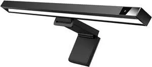 Led Desk Light Screen Glare Reducer Eye Protection Monitor Light Easy Install Computer Reading Lamp Black