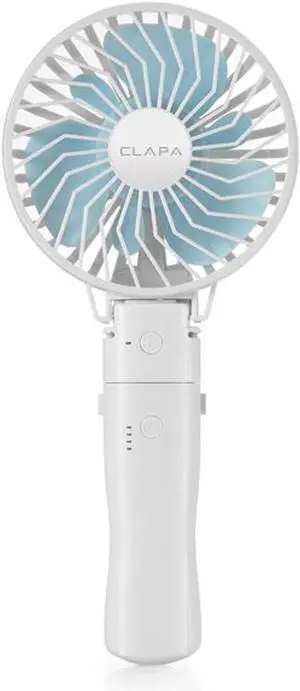 [CLAPA]Portable Handheld Clip Fan Foldable,Portable Desk Desktop Fan with USB Rechargeable Battery 5 Stage Speed For Office Room Outdoor Household Traveling Travel Hiking Camping-Powerful Airflow Low