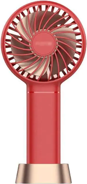 Mini Fan Mini Fan,Handheld/Desk/Neck Fan(3 in 1),USB Small Fan,3 Speed Adjustable,Portable Cooling Fan for Home,Outdoor,School Quiet (Color : Red, Size : Without Lanyard) (Pink Without lanyard)
