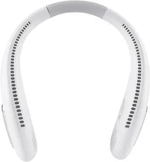 Portable Neck Fan,USB Rechargeable Hands Free Bladeless Neckband Fans,3 Speeds, Adjustment Wearable Personal Cooling Fan for Outdoor,Sports,Office-Mint Green,Green (White)