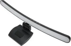 Septpenta Curved Monitor Light Bar, Asymmetric Optics Touch Dimming 7 Color RGB Computer Monitor Lamp with Timing Function, Ideal for Business Office Workers to Relieve Eye Strain