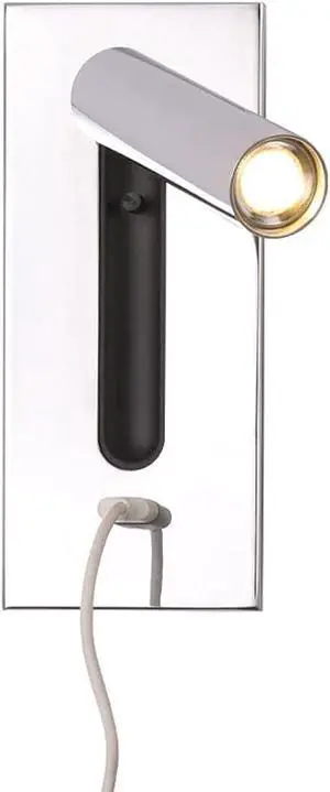 Wall Lamps, Wall Lights Reading Lights Bracket Light Rotatable USB Charging Hidden Switch Suitable for Living Room Bedroom Hotel Kitchen Restaurant Reading Wall Lamp