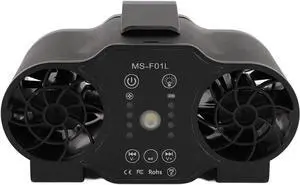 Zyyini Portable Waist Fan, USB Rechargeable BT Cooling Wearable Waist Belt Fans, 4 Gears Speed, CW and CCW Strong Airflow Cooling Fan, for Summer Outdoor Camping (10000mah)